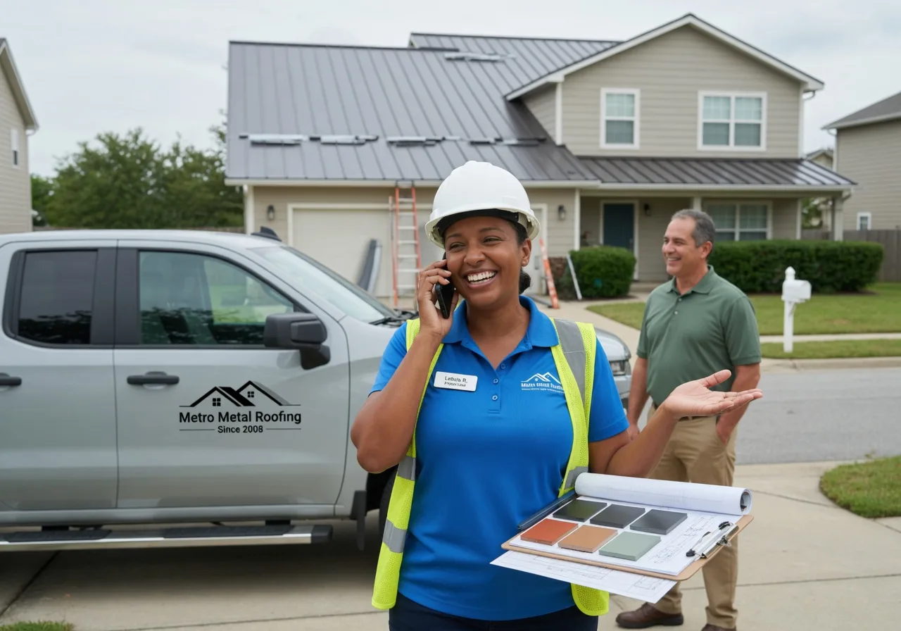 Storm Damage Metal Roof Repair in Nineveh, IN